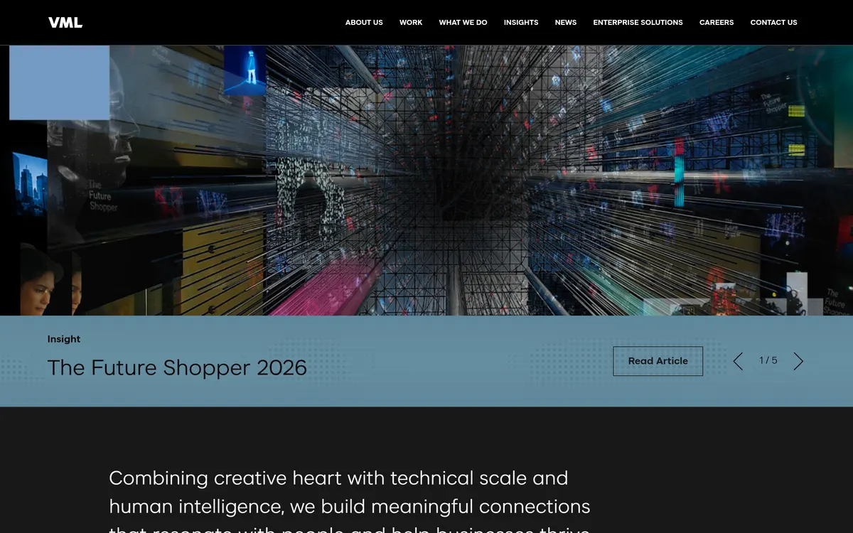 The VML — WPP Group website